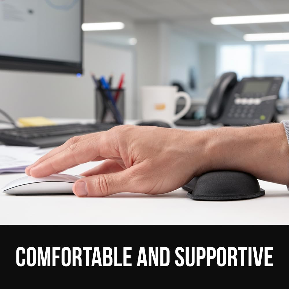Silky Memory Foam Keyboard Wrist Rest for Computer and Mouse, Ergonomic Typing S