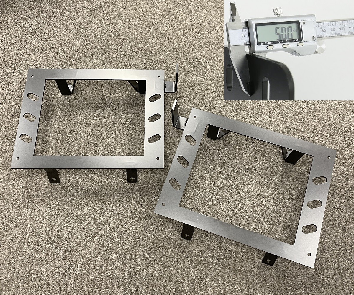 FOR 98-05 FORD RANGER XT CAB 4 DOOR HEAVY DUTY RACING SEAT BRACKET ADAPTER PAIR