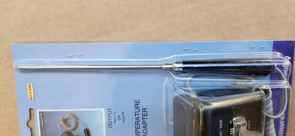 Digital Multimeter Temperature Adapter for any Surface, Liquid or Gas MIC-11CF