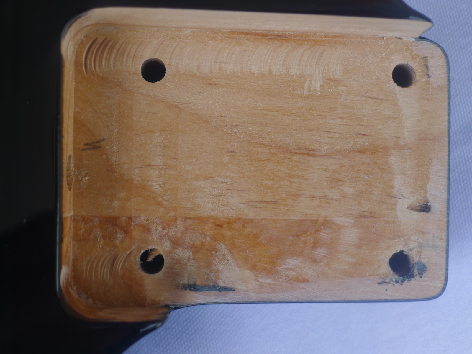 Tele Style Guitar Body 3pcs Alder Black Fit 3pcs P90 With Half Bridge ≦4.8Lbs