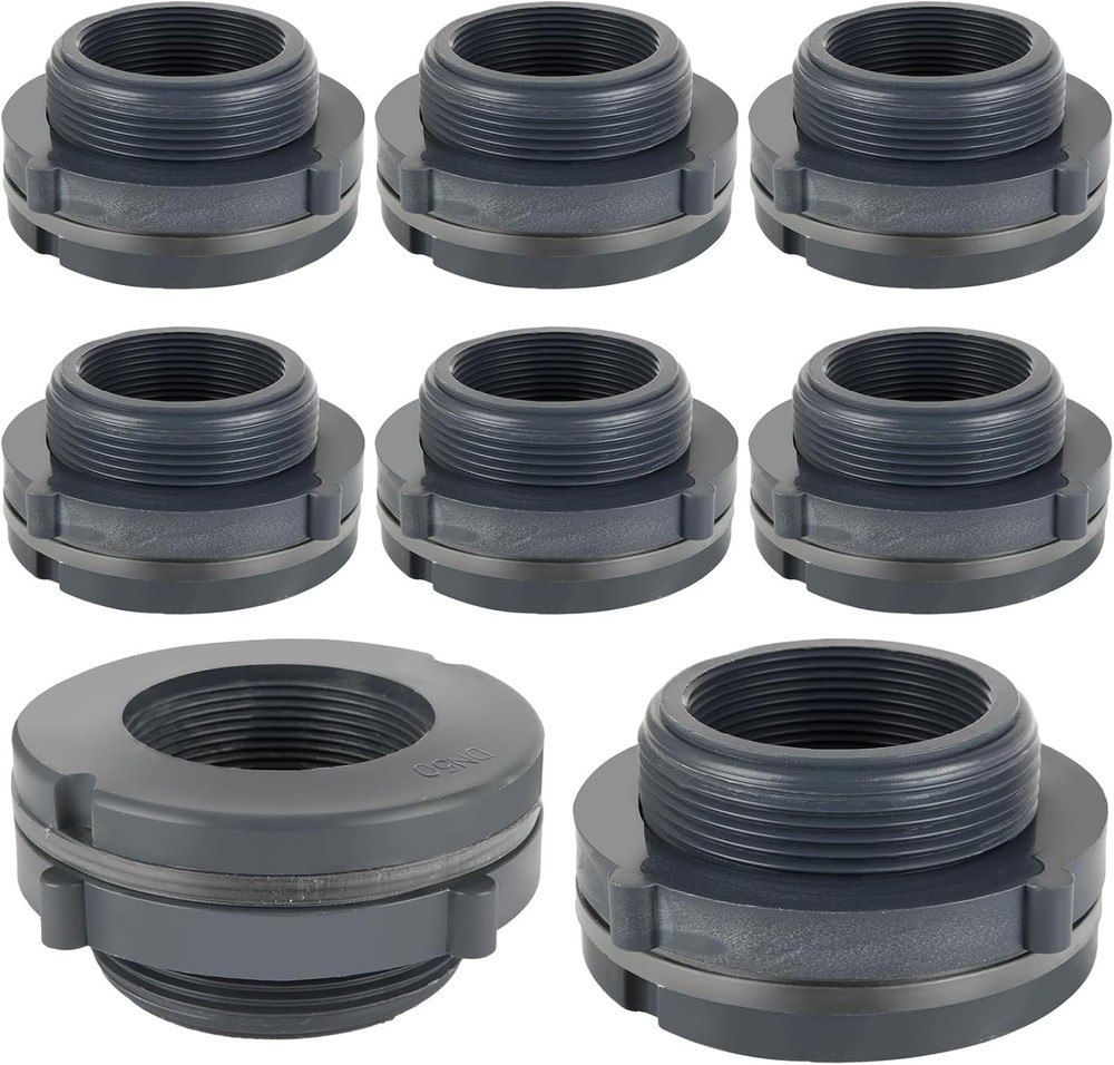PVC Bulkhead Fitting for Water Tanks 2 Inch