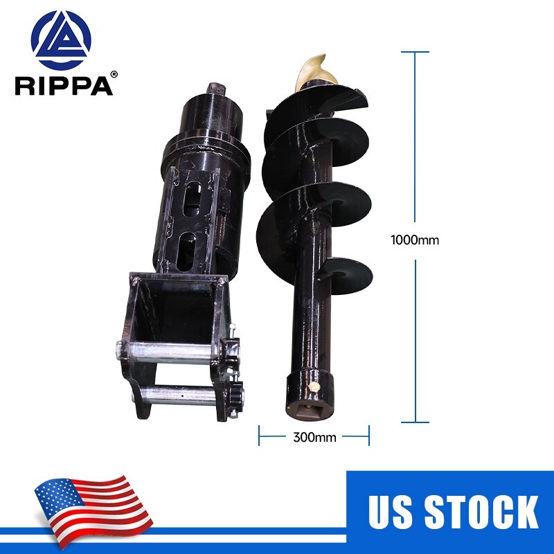 Rippa 300mm Earth Auger Drill for Mini Excavator Fence Landscaping | Pickup only