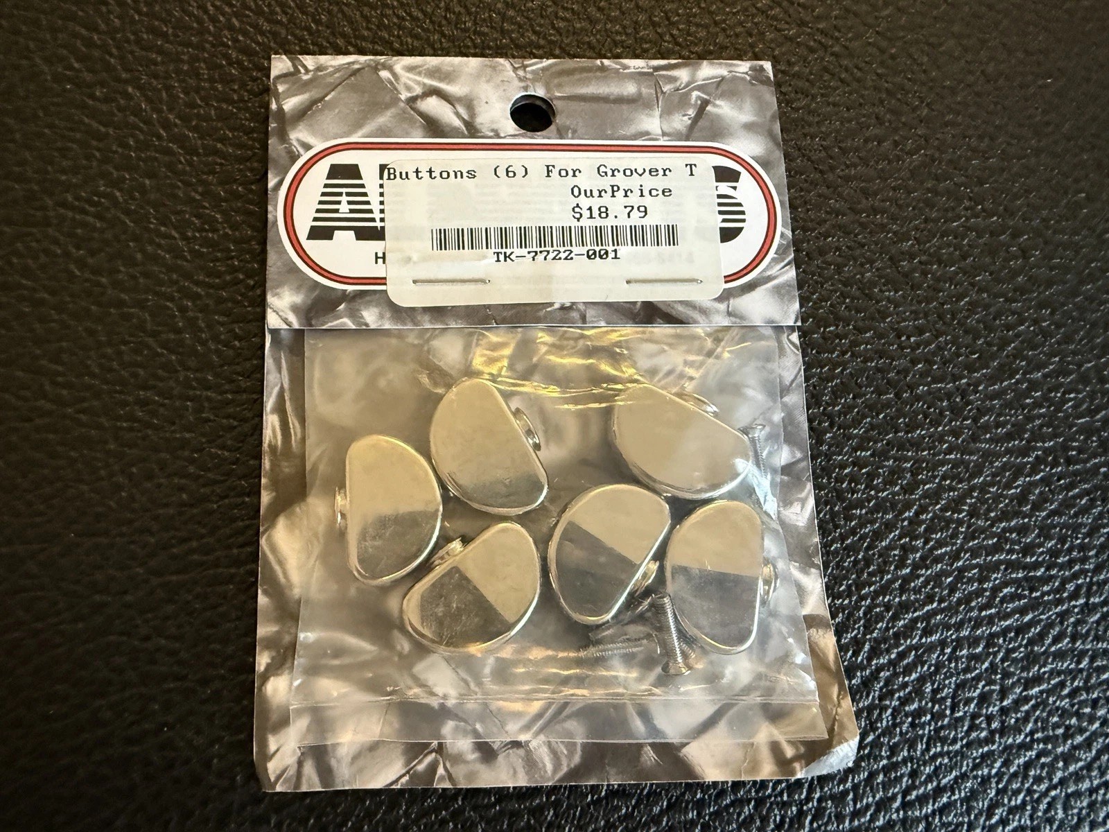 Kidney Tuner Buttons for Grover - Nickel