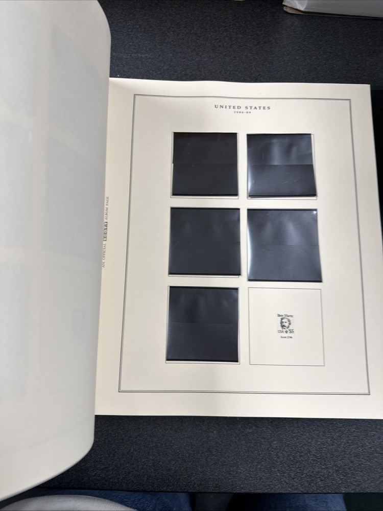 Scott Plate Block Album With Dust Case ( No Stamp )