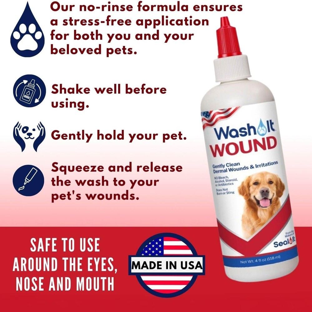 Wash It Wound Wash for Pets