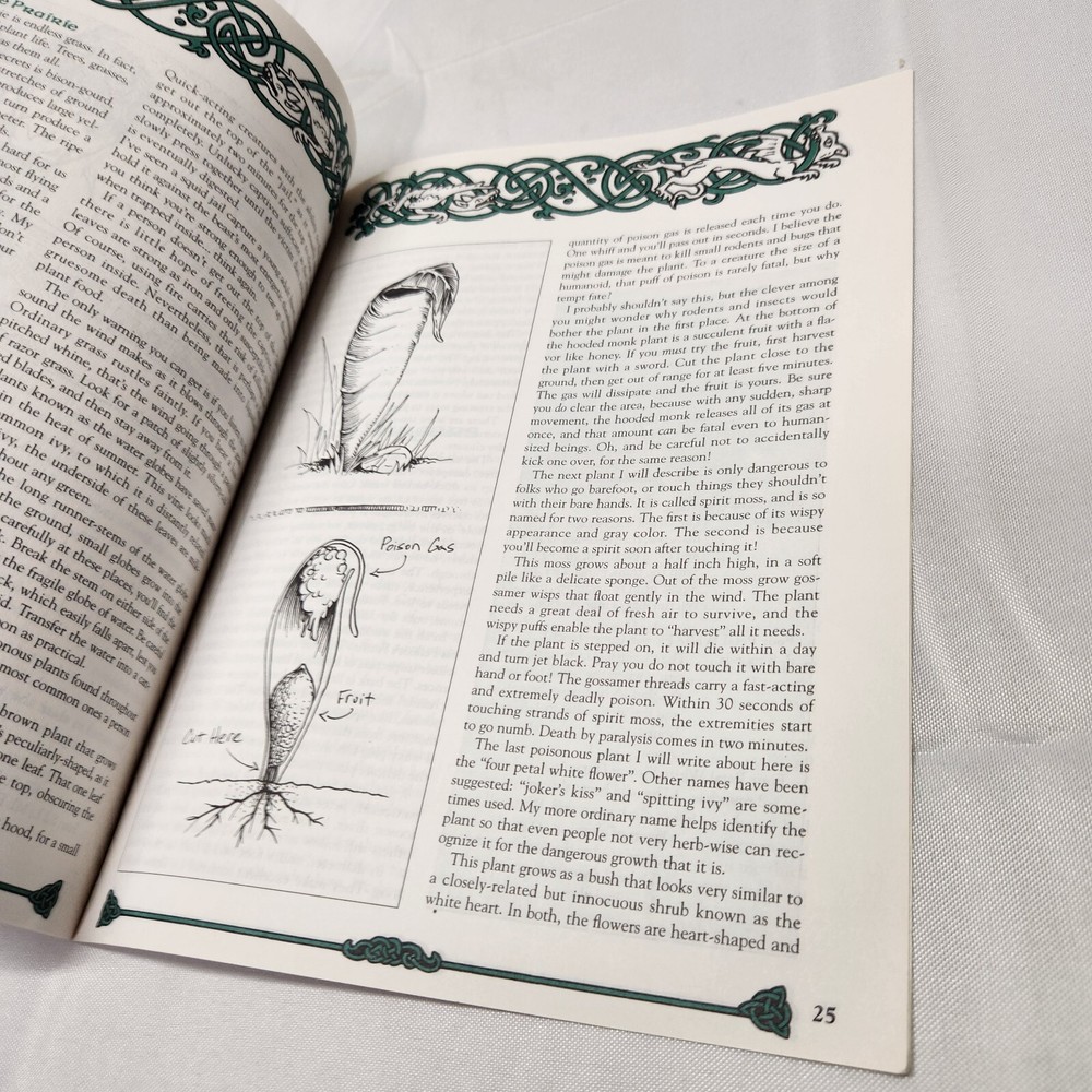 AD&D Forgotten Realms - ELMINSTER'S ECOLOGIES Appendix 1 - 9489 TSR Inserts