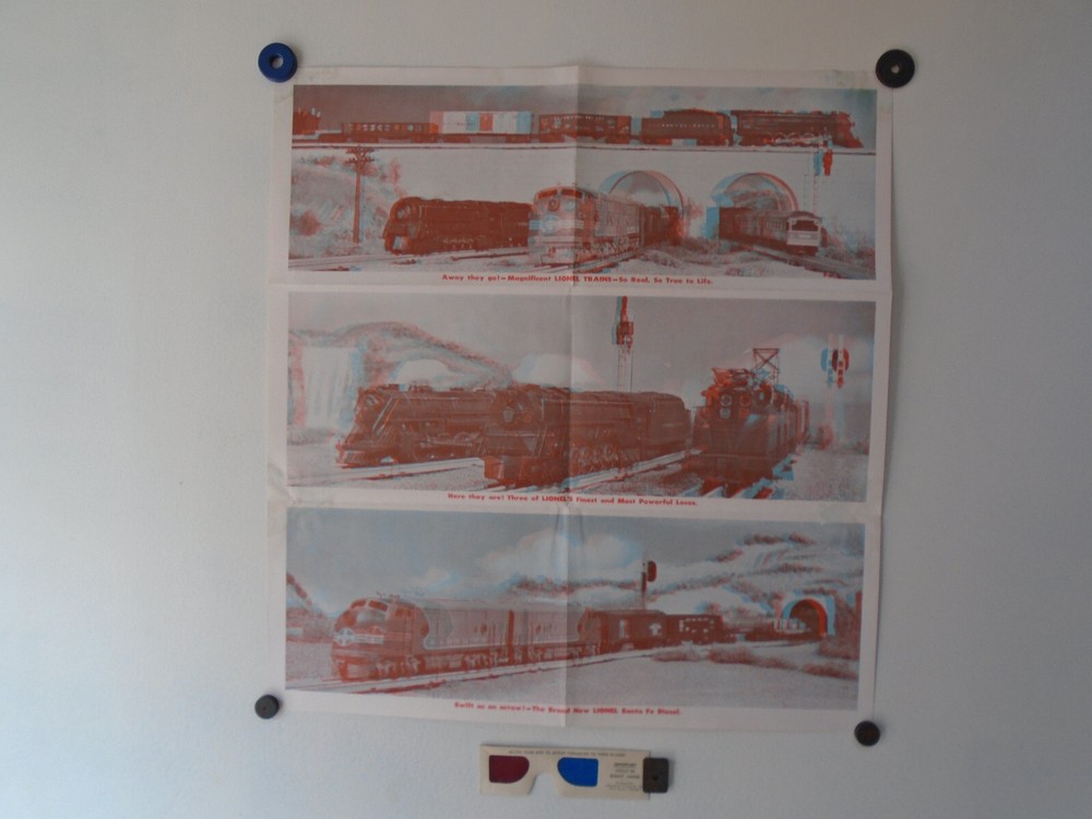 VINTAGE 1948 Lionel Catalog With 3D Kit Inside