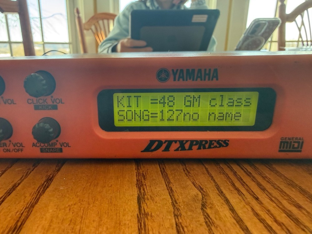 Genuine OEM YAMAHA DTXPRESS Drum Trigger Module Electronic Drums with AC Adapter