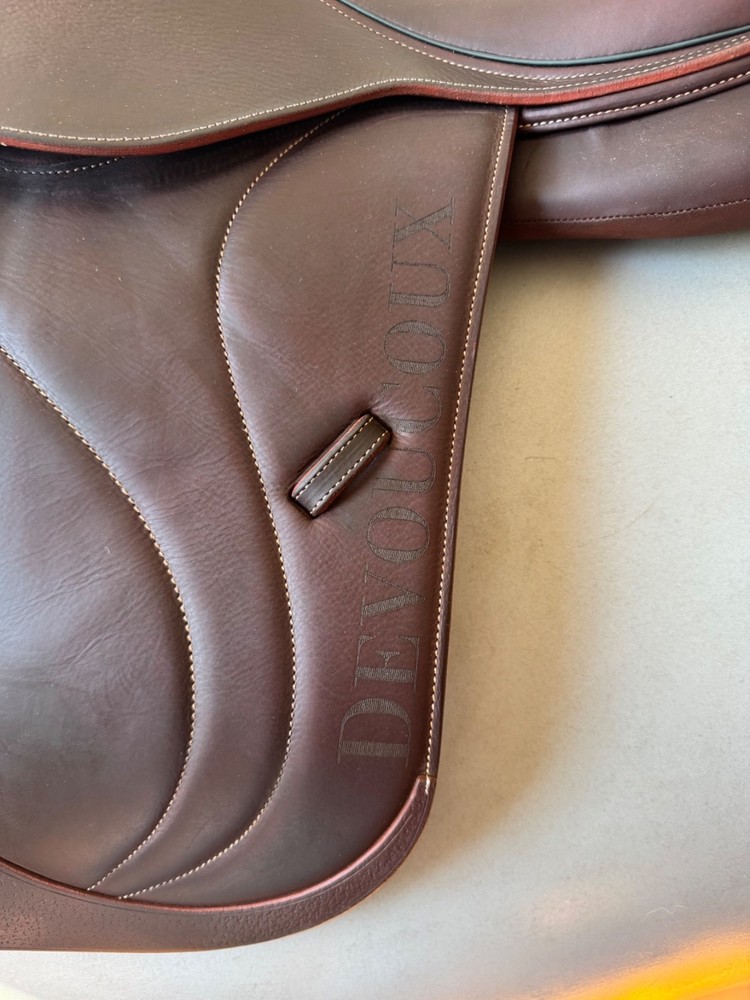 18" Devoucoux Biarritz S Saddle - 2017 - 2A - Full Buffalo - MINT!