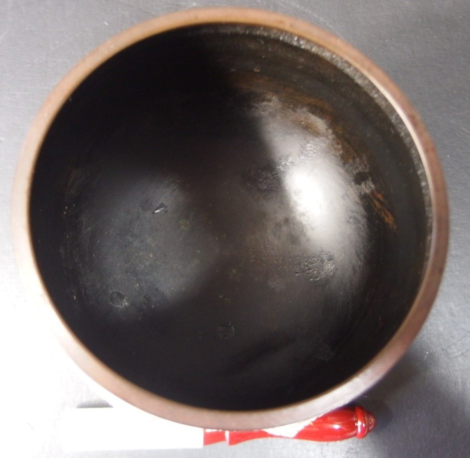 or25123 JAPANESE BUDDHIST SINGING BOWL ORIN GONG 5.1 inch 13 cm Width VINTAGE