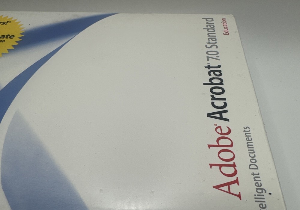 Adobe Acrobat 7.0 Standard Education Version Software