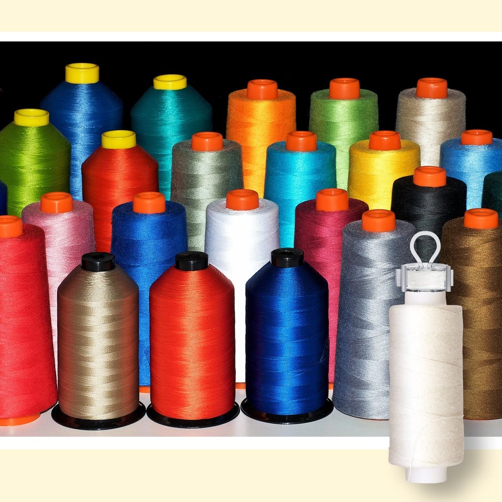 Jexine 180 Pack Bobbin Thread Holder Set Includes Sewing Bobbin, Clips, Threa...