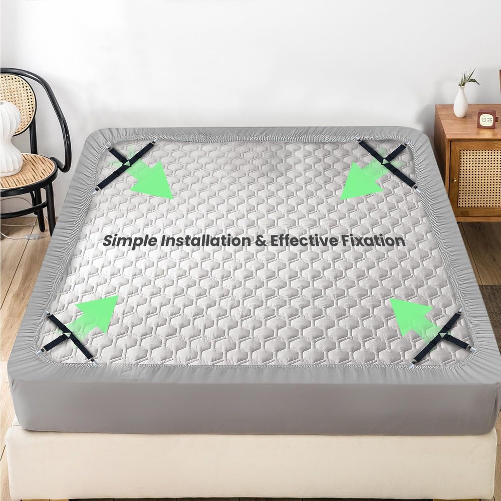 Bed Sheet Straps4 Pcs Fitted Sheet Clips HolderUpgraded Triangular