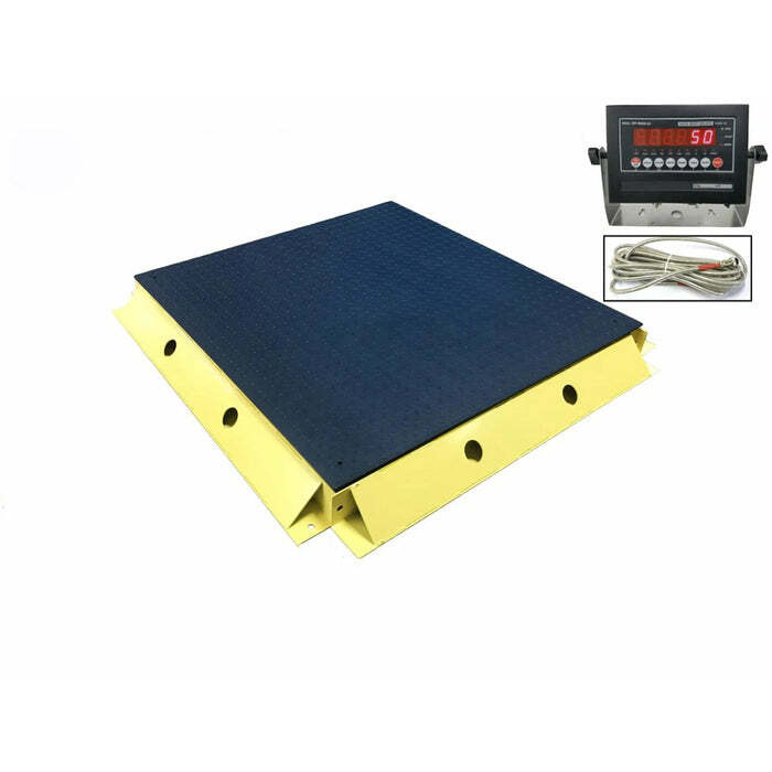 SellEton NTEP Floor Scale with 2 Protection Bumper Guards