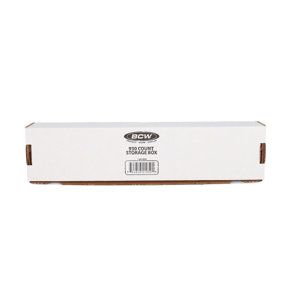 6 BCW 930 Count Card Storage Boxes