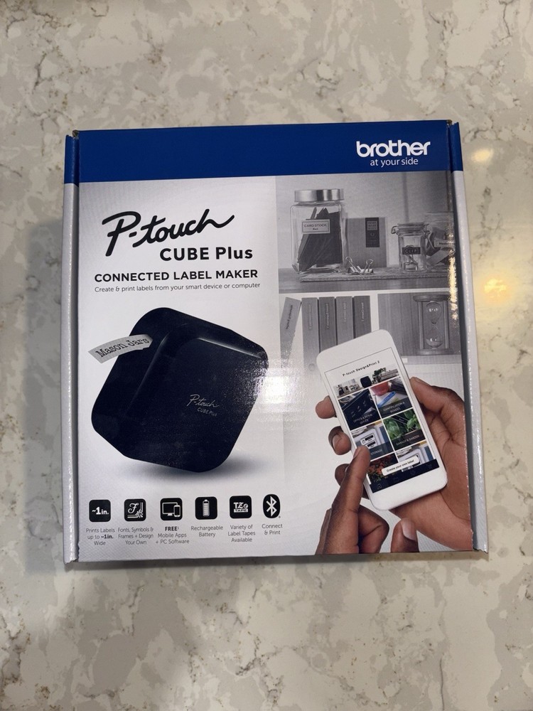 Brother P-touch CUBE Plus Bluetooth Label Maker (PT-P710BT)