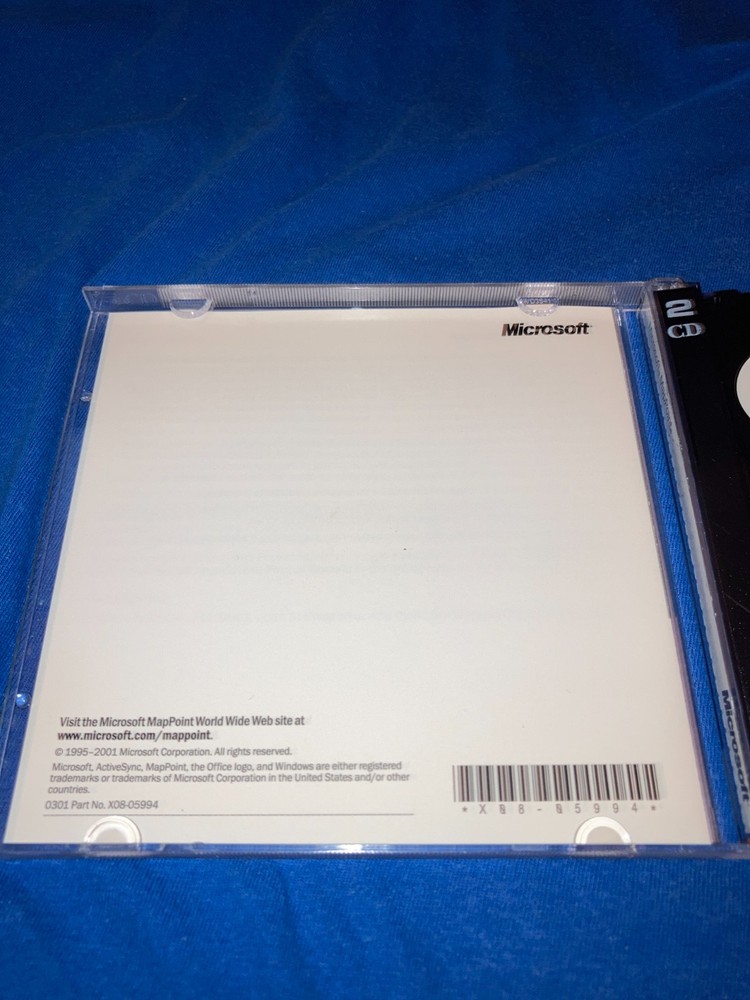 Microsoft MapPoint Version 2002 Office Mapping & Data Visualization Solution