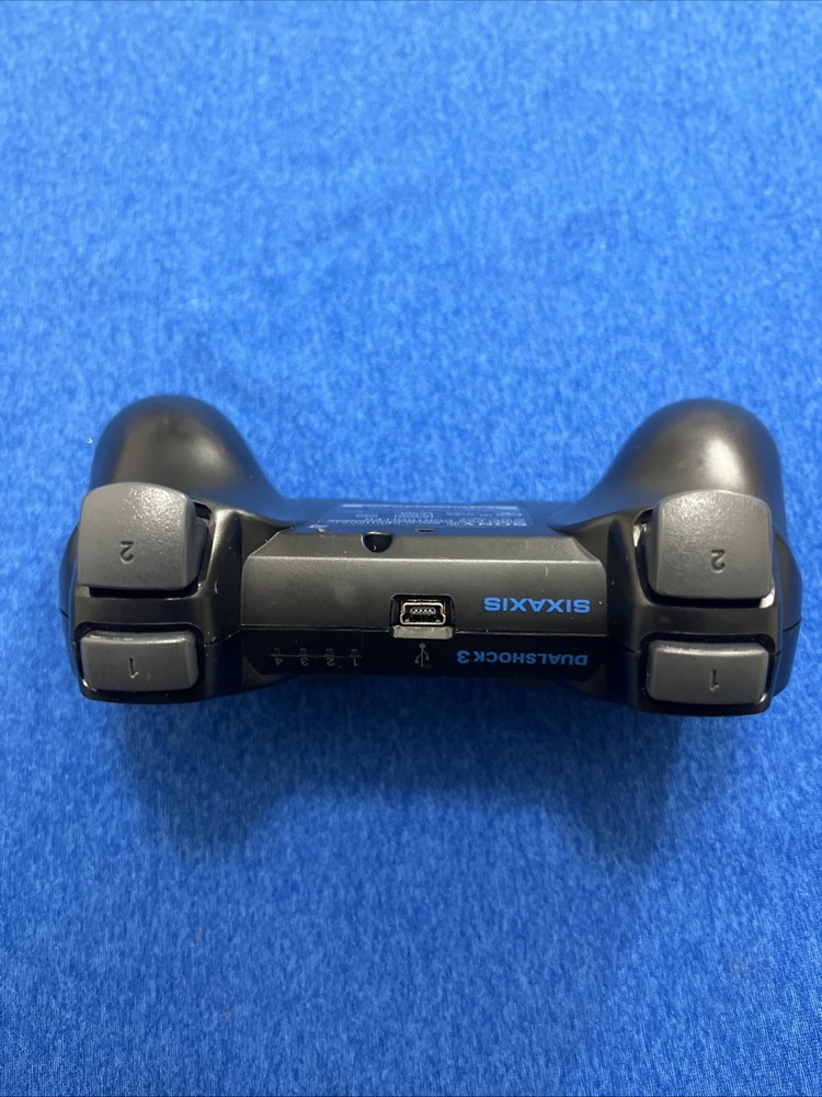Sony PS3 DualShock 3 Wireless Controller Black OEM Great Condition Tested