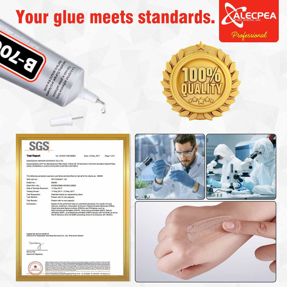 B-7000 Craft Glue for Jewelry Making - 15Ml/0.5Oz (2 Pack) - Multi-Function B...