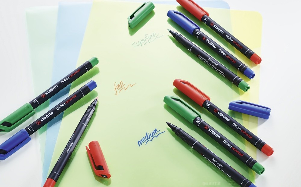 Multicolor Permanent Marking Pens 0.4mm Tip for Overhead Projection 1 Count