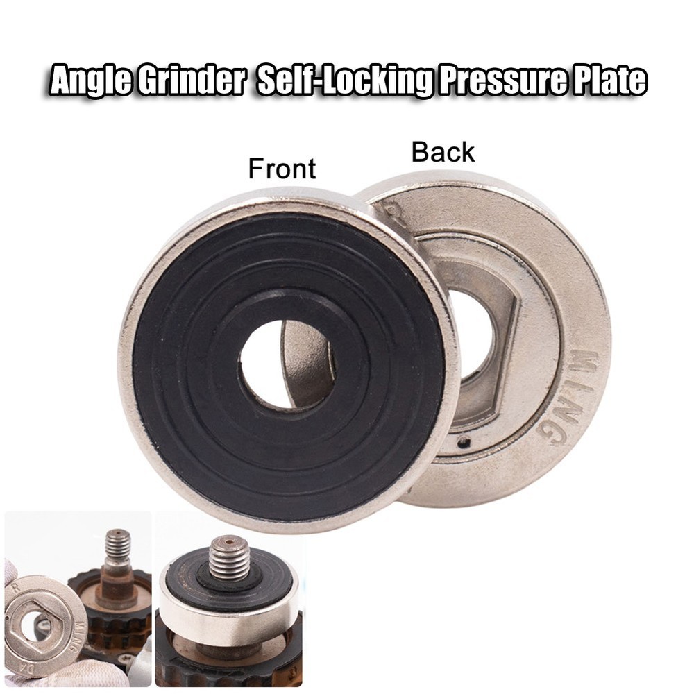 Quick Release SelfLocking Grinder Plate Flange Nut Power Chuck 100 Type