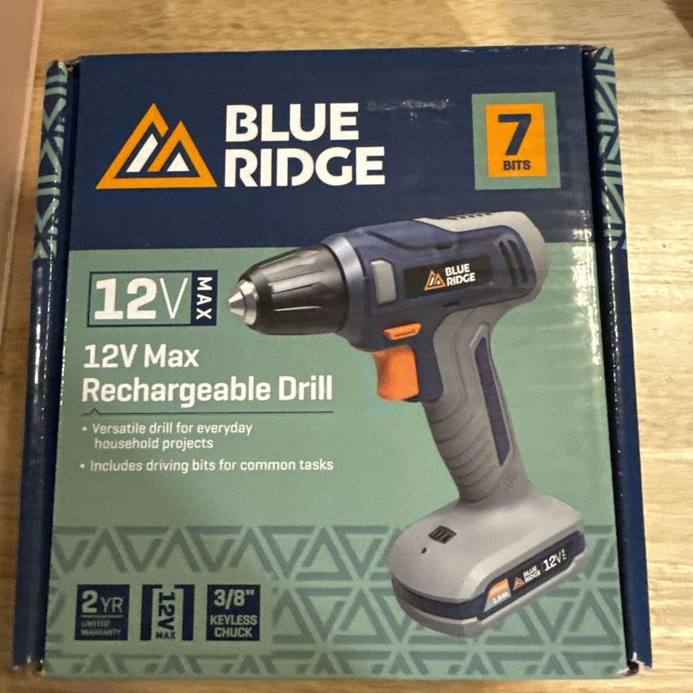 Blue Ridge Tools 12V MAX Rechargeable Drill