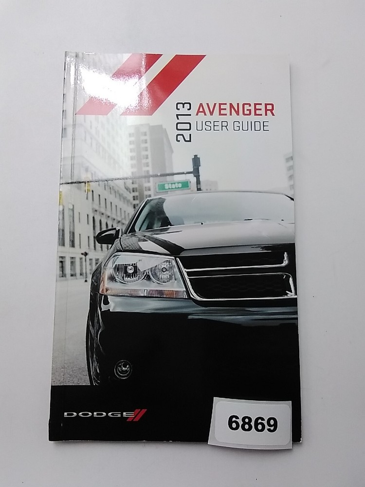 2013 Dodge Avenger User Guide OEM