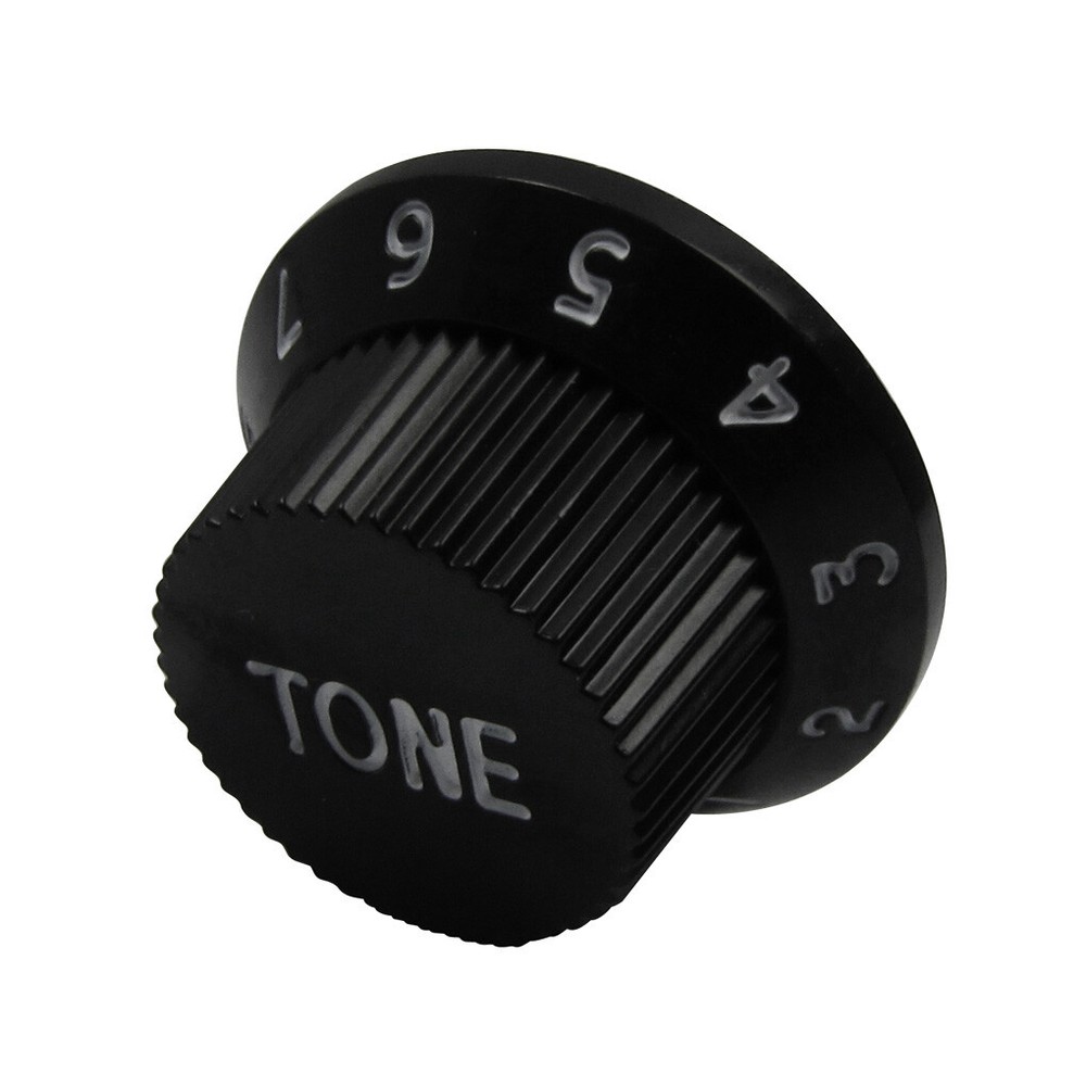 Set FD ST Electric Guitar Knobs 100 Tone & 100 Volume Control Knobs Black Color