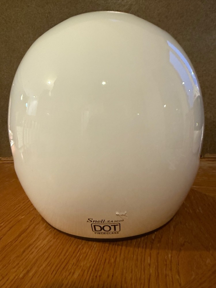 PYROTECT Helmet Pro Air Flow L Snell SA2010 With Visor Racing White Shell