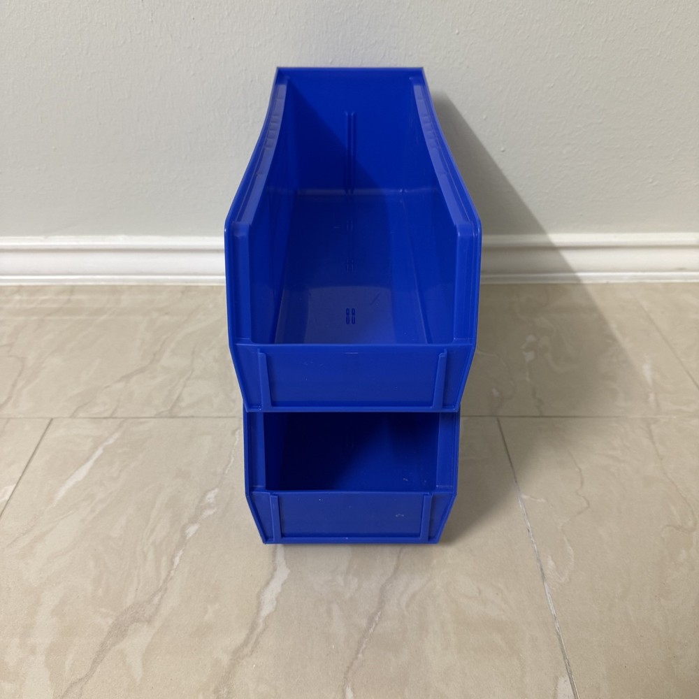 (2 Pack) 30234 AkroBins 15" x 5.5" x 5" Plastic Stackable Storage Container