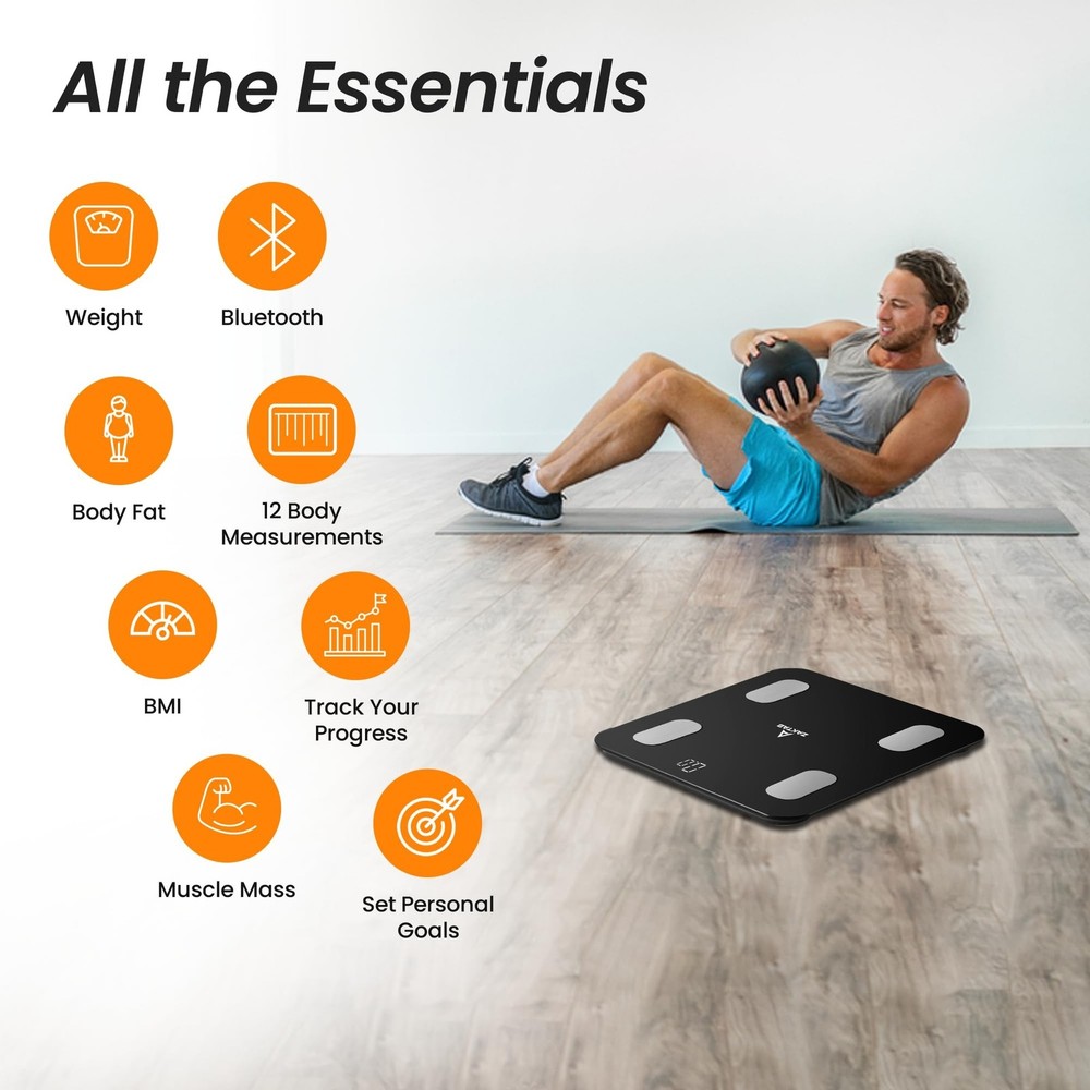 Scale for Body Weight, Accurate Weight Scale with LCD Display, Capacity upto ...