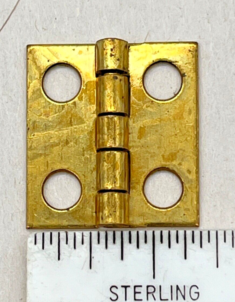 Solid Brass 3/4"x 11/16" Butt Hinge   (CM61-9408)