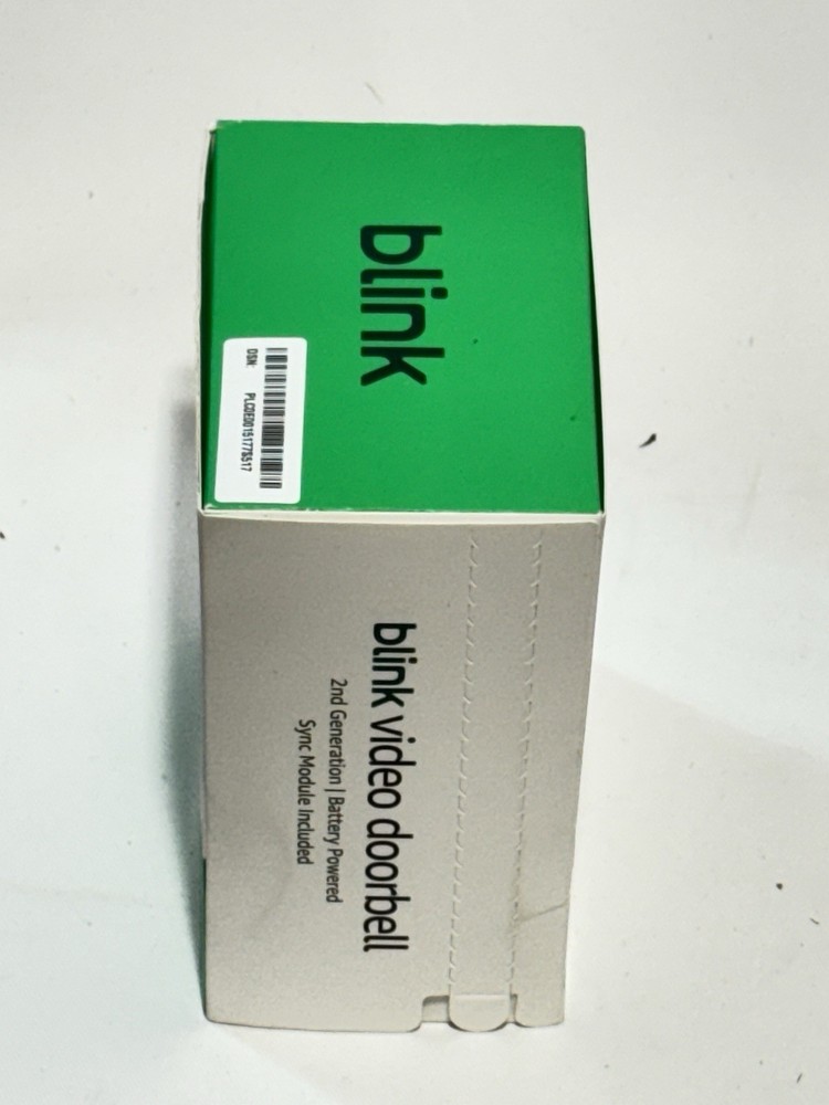 Blink Video Doorbell White Sync Module Battery Powered Video Security System NEW