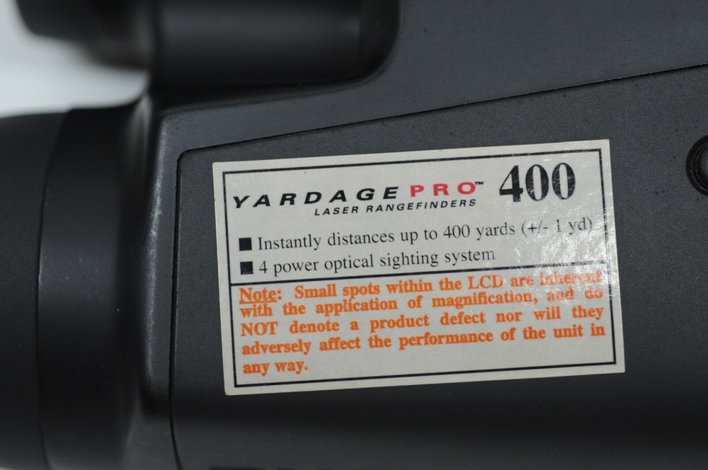 Yardage Pro 400 Rangefinder Laser Ranging System With Strap and Case