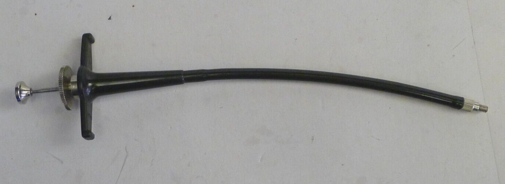 6.5" Camera Shutter Release Black Auto-Lock Cable -Vintage -TESTED