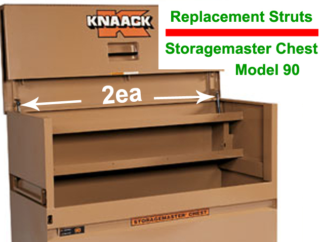 SET Nitro Prop Strut Shock Lid Support Arm REP Knaack Storage Master Box Mod 90