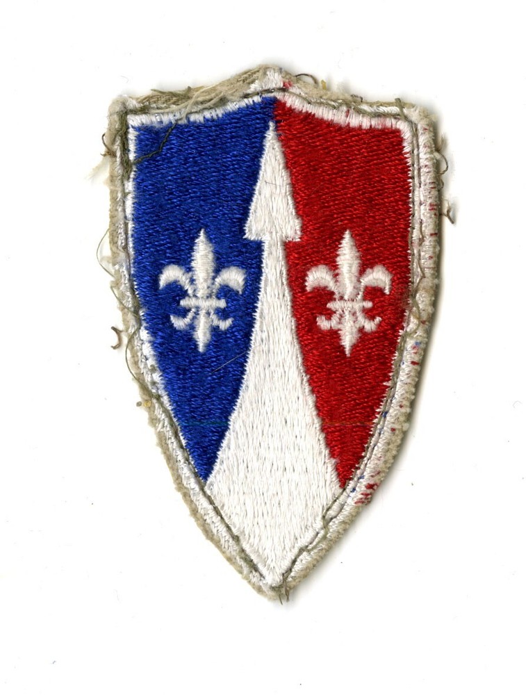 Theater Area Support Command White Back Patch Cut Edge Vintage