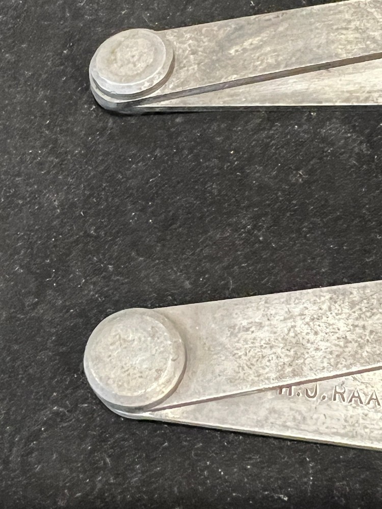 Hinged 8.5" and 11" Outside Diameter Calipers Unmarked