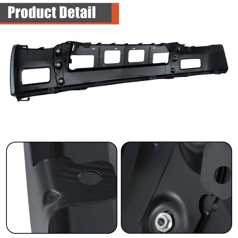Black 3PCS Split Front Bumper Kit for Silverado 1500 2014-2015 23138597