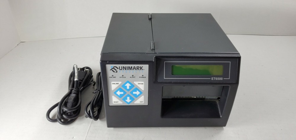 UNIMARK ET6500-DLRF Multi-Purpose Tag Printer TESTED
