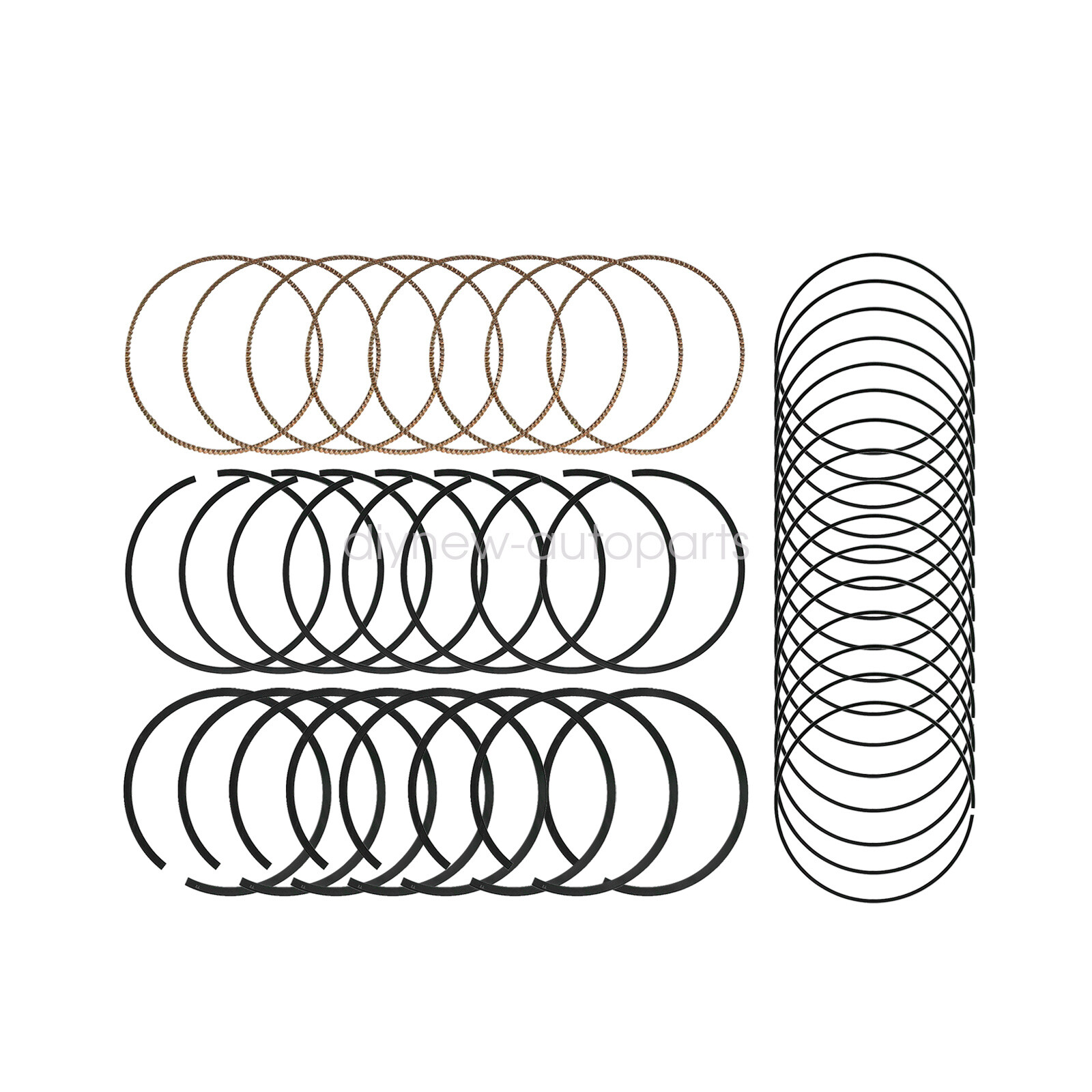New Piston Rings Fits 09-16 Chrysler Aspen Dodge 1500 2500 Jeep Ram 5.7L HEMI