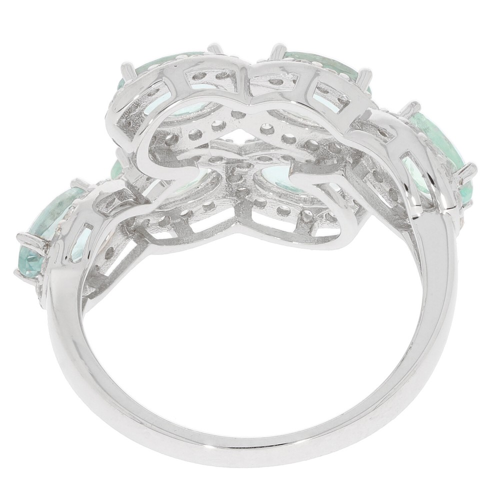 Sterling Silver Semi Mount Ring Setting Oval OV 6X4mm Solid