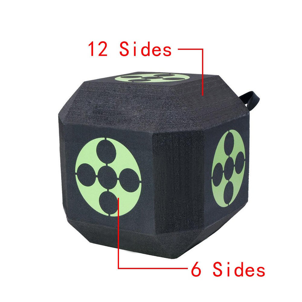 9''x9'' Archery Target Foam Cube Arrow Target Outdoor Practice Shoot Bow ﻿3D