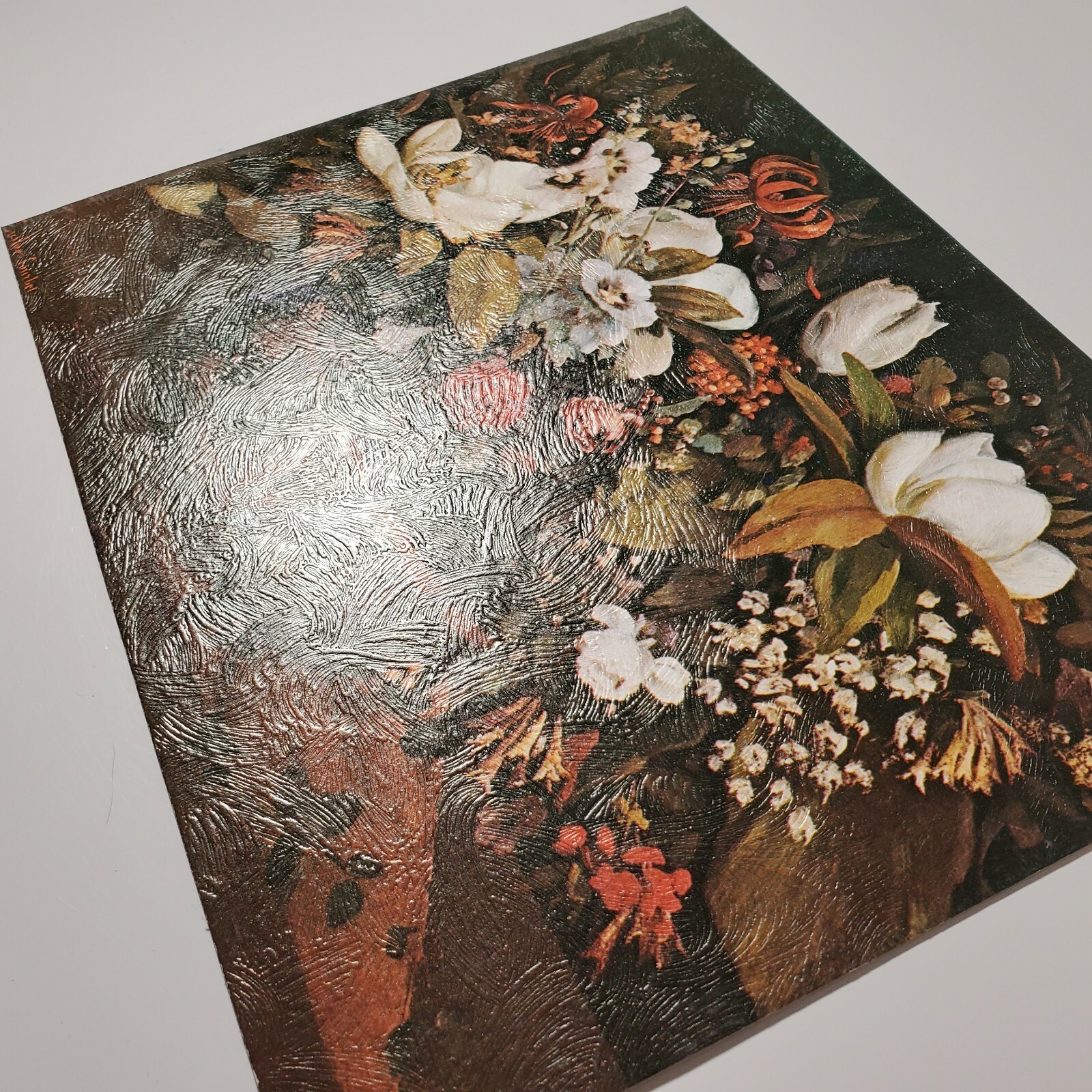 Vtg Conoco Gasoline Customer Appreciation 10"x8" Fine Art Print "Flower Basket"