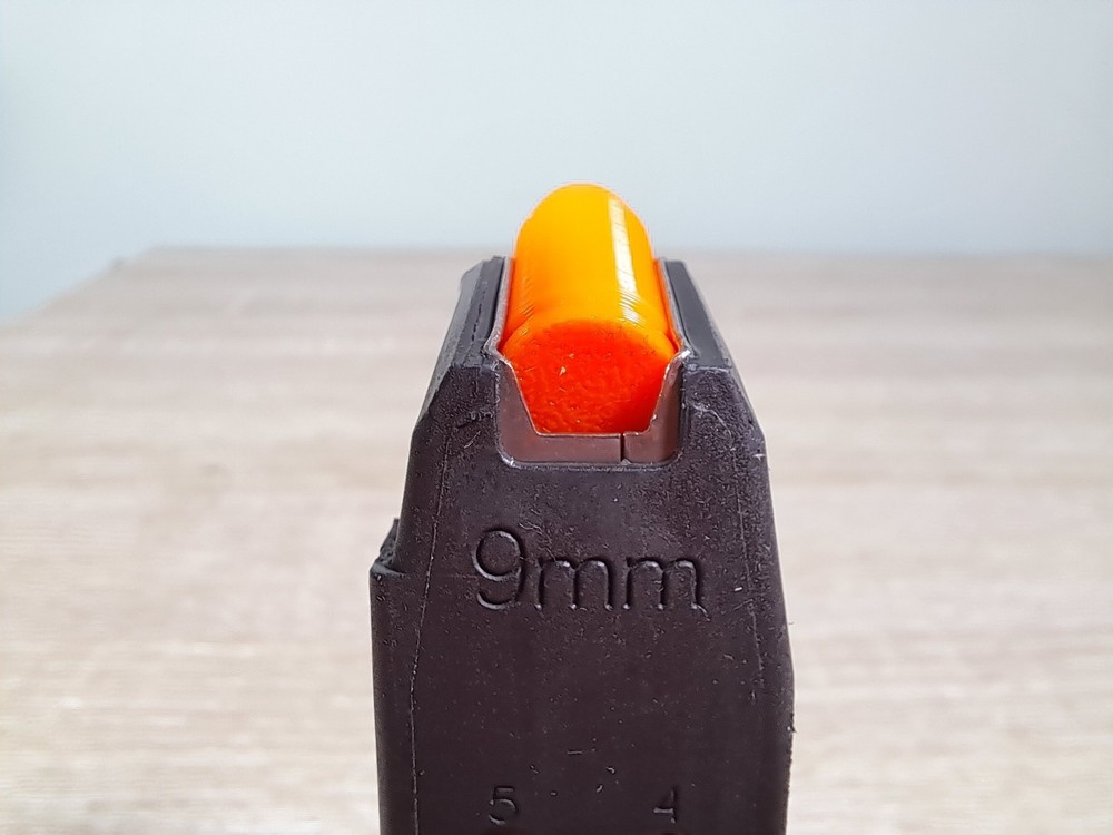 9mm Dummy Rounds, Snap Caps | Training | Dry Fire | 100% Solid Infill | 10 Pack