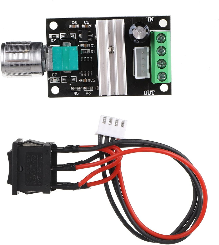 6V 12V 24V 28V 3A 80W DC Motor Speed Controller (PWM) Speed Adjustable