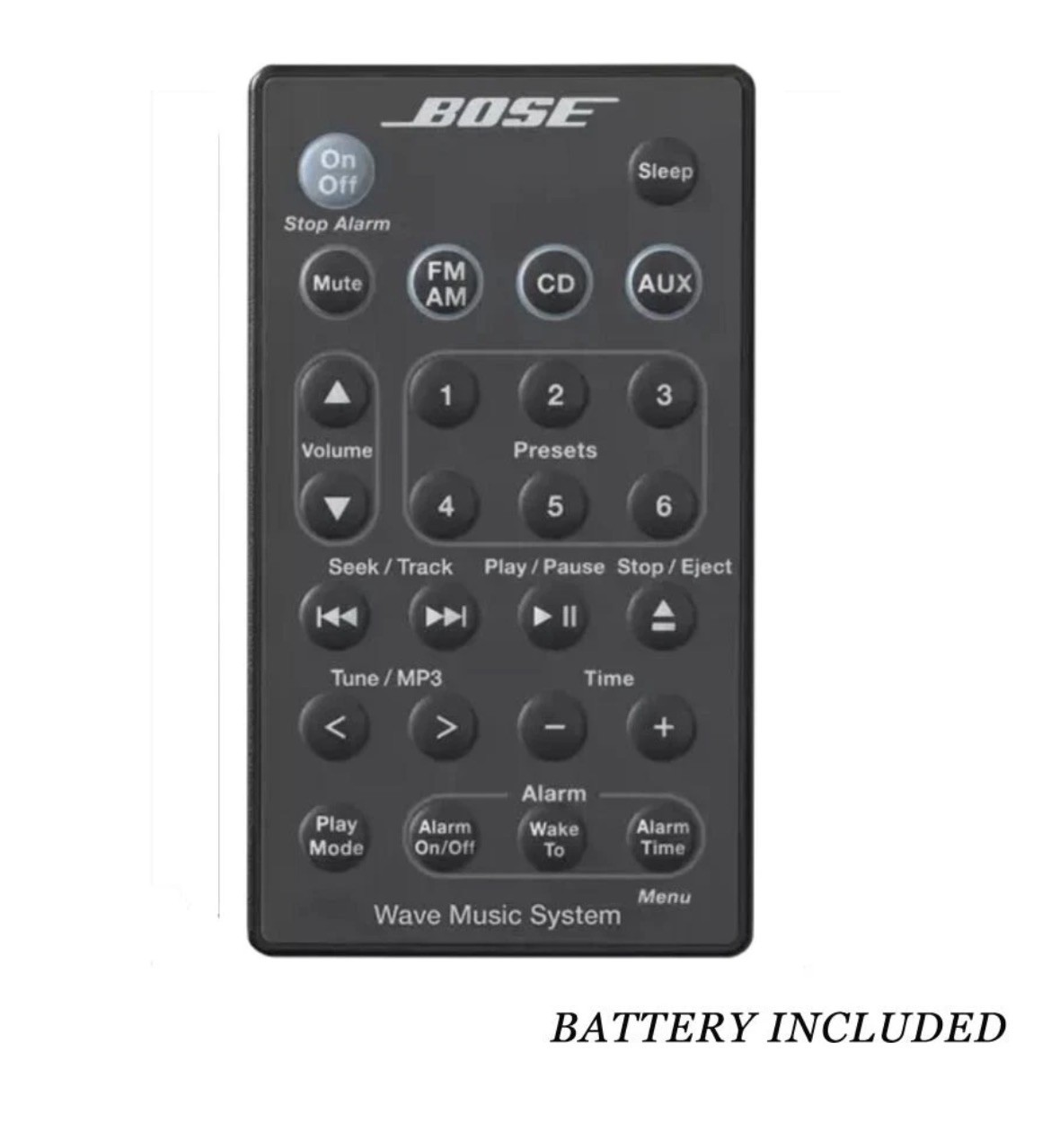 Genuine Bose Wave Music System Remote Control for AWRCC1 AWRCC2 RadioCD&Battery