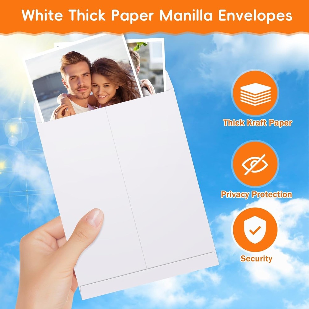 50pk 6x9 White Self Seal Catalog Mailing Envelopes