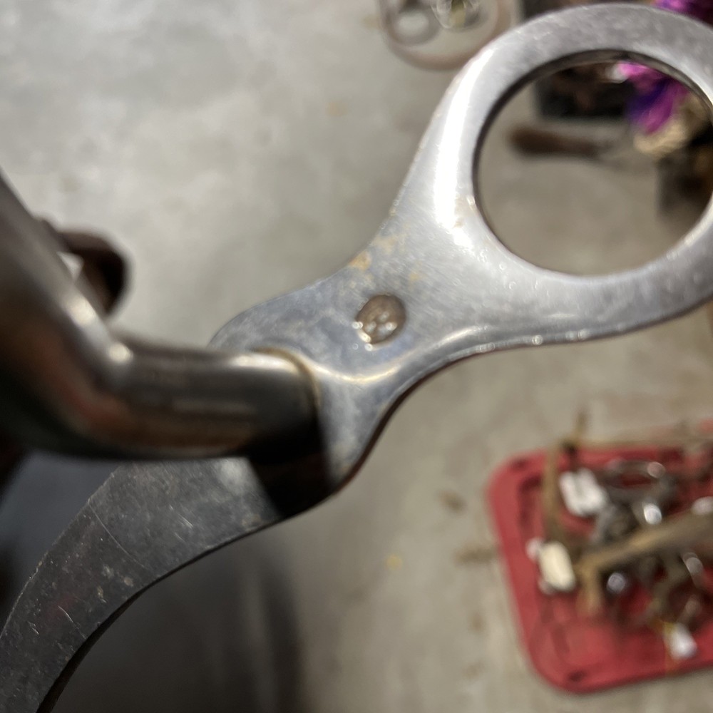 Crockett Renalde Curb Bit With Mounted Copper