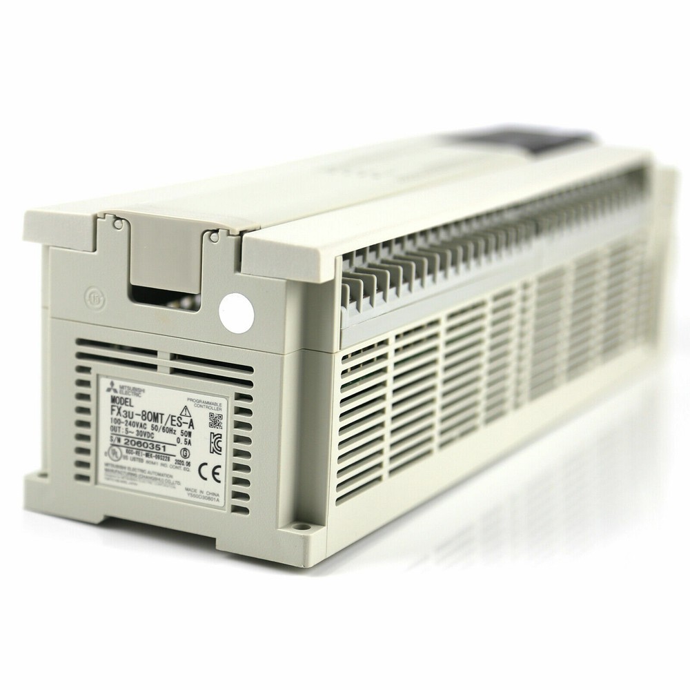 New In Box MITSUBISHI PLC FX3U-80MT/ES-A Programmable Logic Controller Module